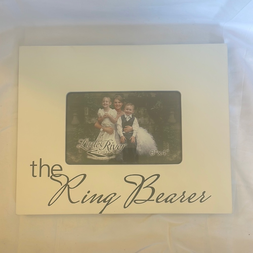 Wedding Decor The Ring Bearer 4X6 Picture Frame